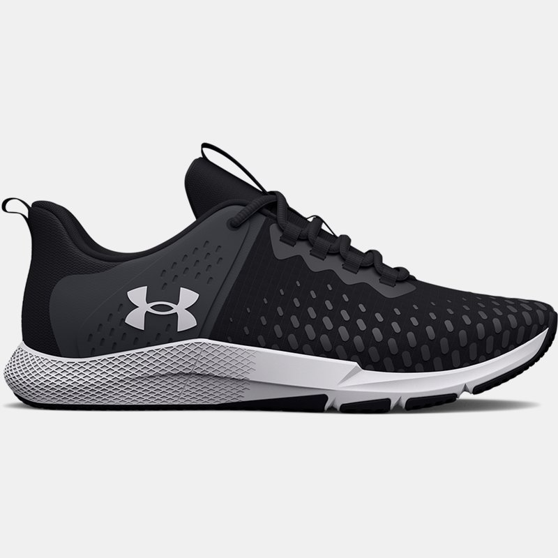 Men's Under Armour Charged Engage 2 Training Shoes Black / White / Black 45